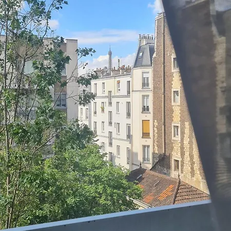 Luminous With Air Conditioning, Eiffel Tower View Lägenhet *